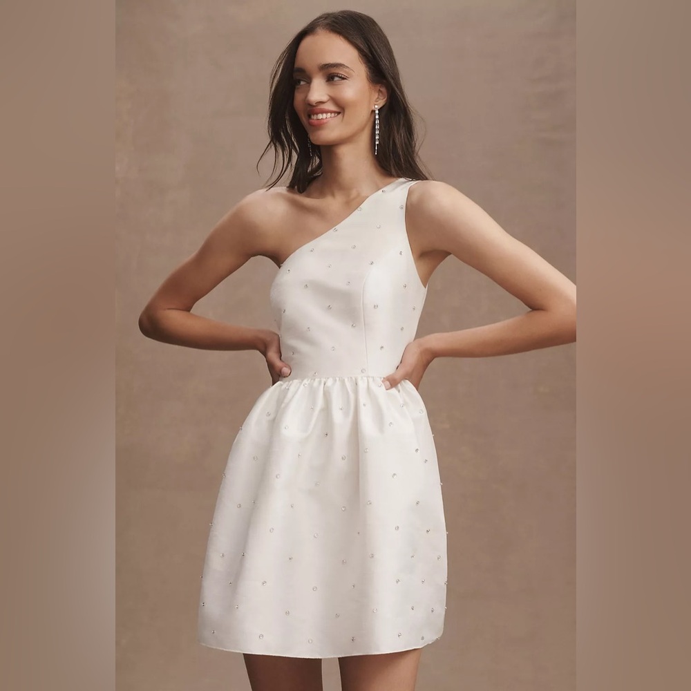 SACHIN + BABI Anthropologie Elliana One Shoulder Mini Dress NEW Size 6